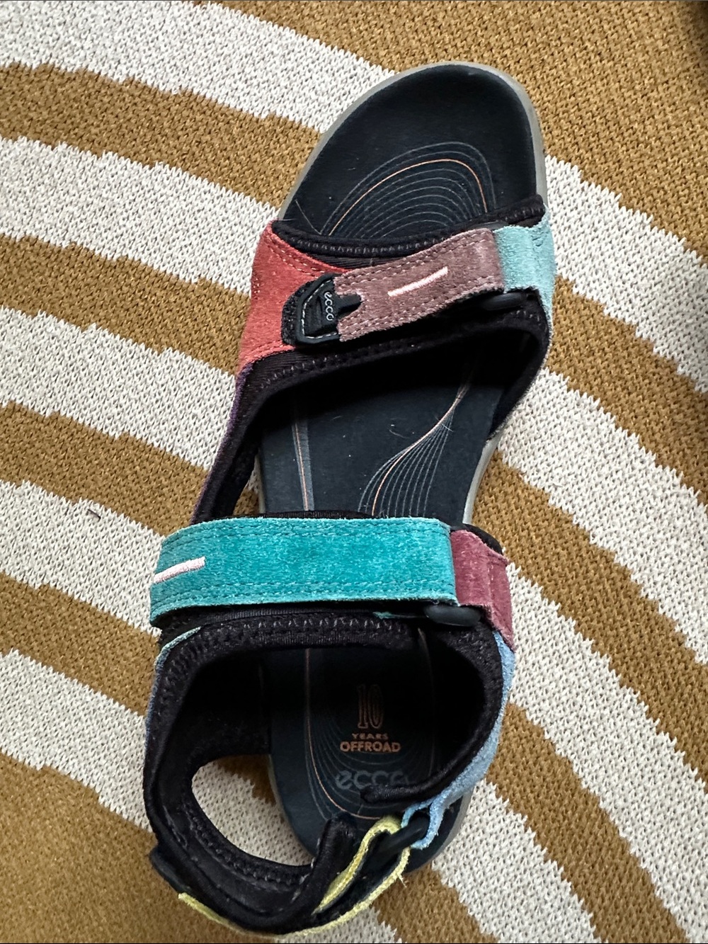 Ecco Women’s Yucatán Colorblock Sport Sandals 9-9.5 - Picture 3 of 4